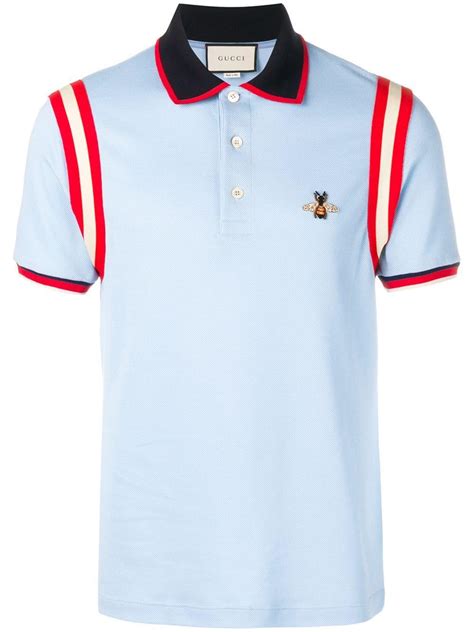 gucci polo shirt with bee